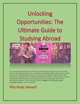 The Ultimate Guide to Studying Abroad