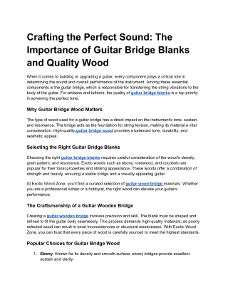 bridge blank