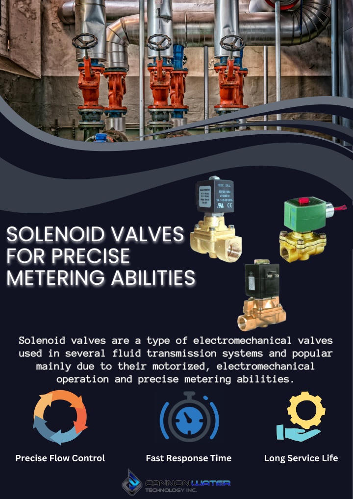 solenoid valves are a type of electromechanical