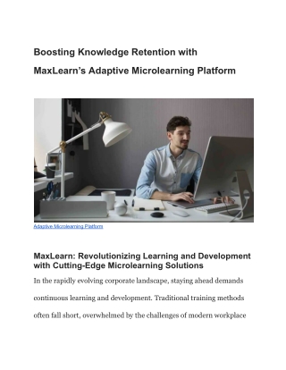 boosting knowledge retention with