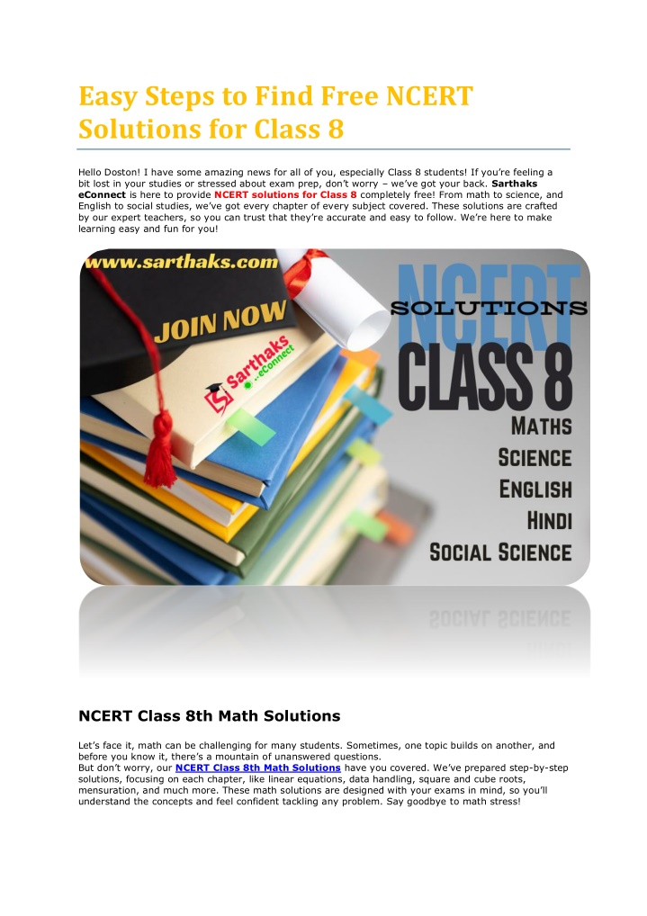 easy steps to find free ncert solutions for class