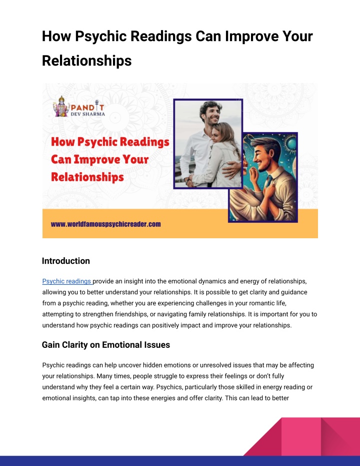 how psychic readings can improve your