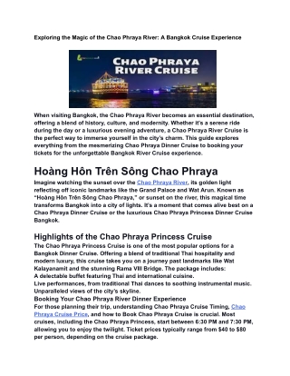 _Chao Phraya River