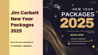 Jim Corbett New Year Packages 2025