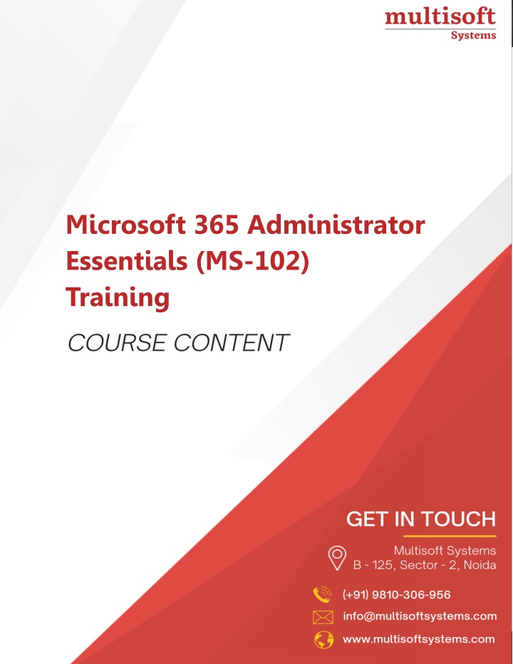 microsoft 365 administrator essentials