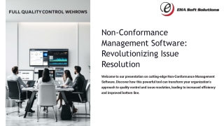 non conformance management software