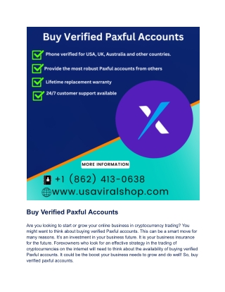 buy verified paxful accounts