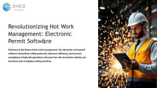 Electronic Work Permit Software for Hot Work Management