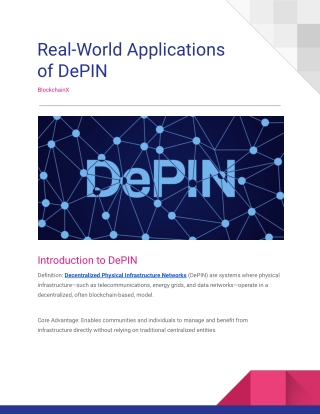 real world applications of depin