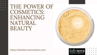 The Power of Cosmetics: Enhancing Natural Beauty