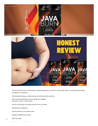 java burn review