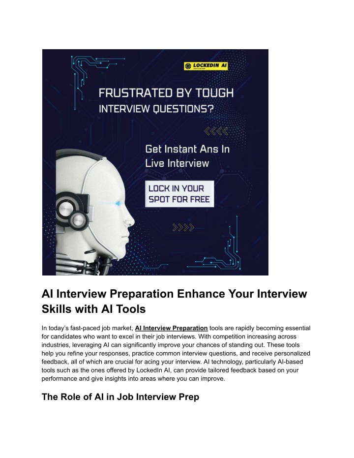 ai interview preparation enhance your interview