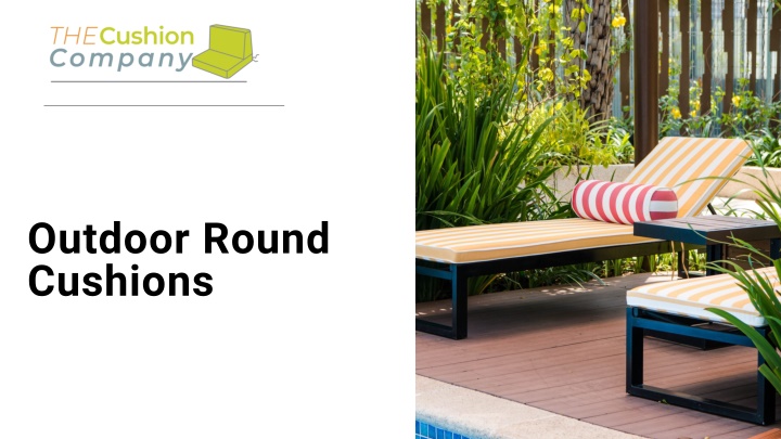 outdoor round cushions