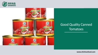 Good Quality Canned Tomatoes