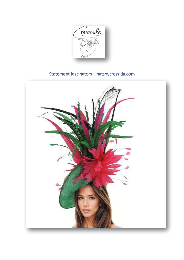 statement fascinators hatsbycressida