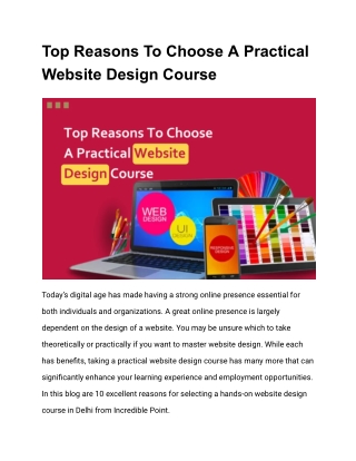 top reasons to choose a practical website design