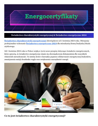 energocertyfikaty energocertyfikaty