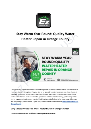 Stay Warm Year-Round_ Quality Water Heater Repair in Orange County (1)