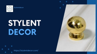 Antique Brass Cabinet Hardware -Stylent Decor