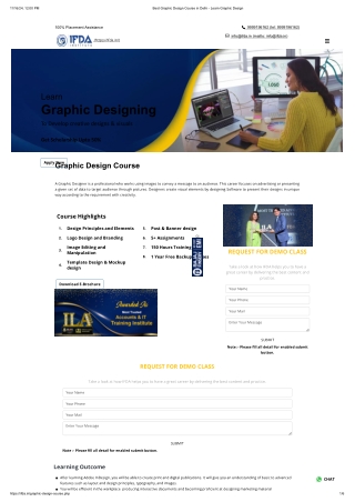 Best Graphic Design Course in Delhi - Learn Graphic Design