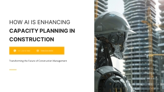 How AI is Enhancing Capacity Planning in Construction