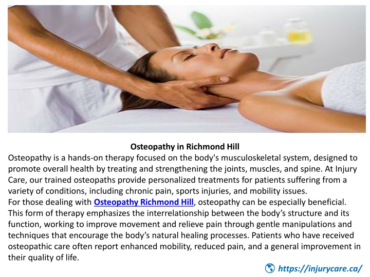 osteopathy in richmond hill osteopathy is a hands