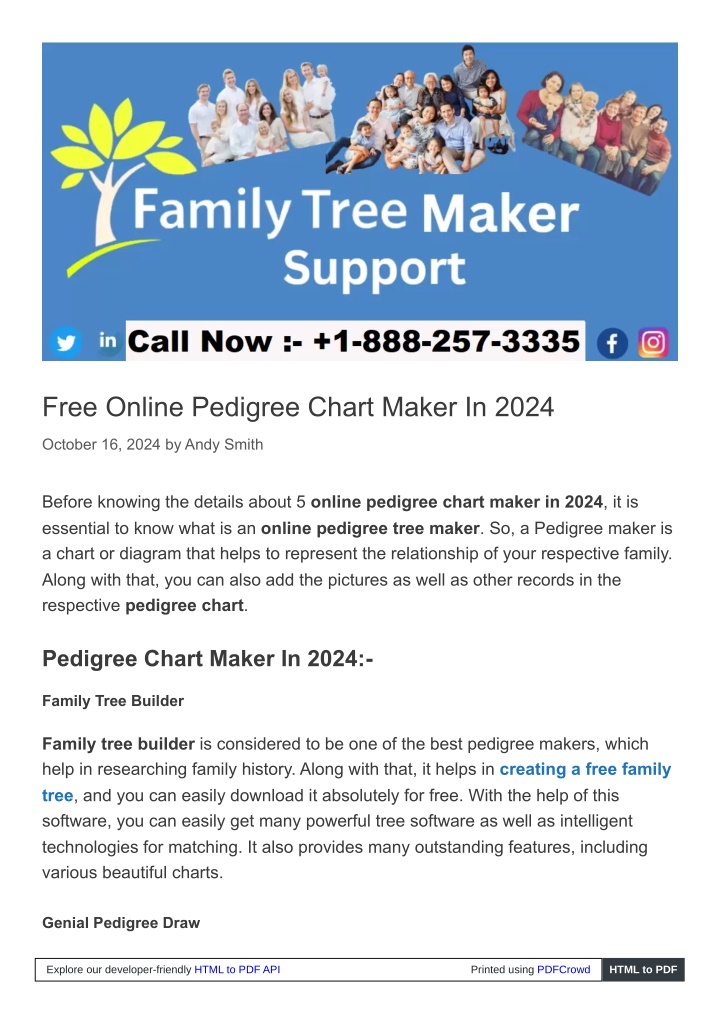 free online pedigree chart maker in 2024