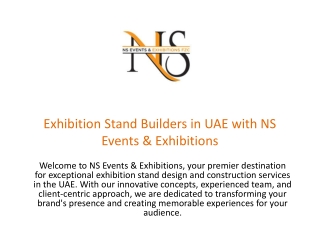 exhibition stand builders in uae with ns events exhibitions