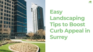 Easy Landscaping Tips to Boost Curb Appeal in Surrey