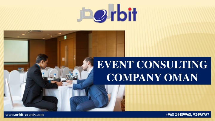 event consulting company oman