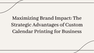 maximizing brand impact the strategic advantages