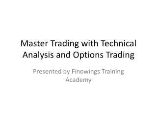 master trading with technical analysis and options trading