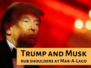 Trump and Musk rub shoulders at Mar-A-Lago