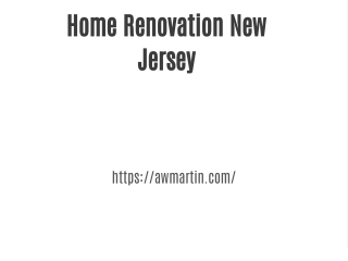 home renovation new jersey
