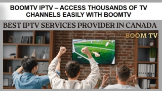 Best IPTV Services Provider In Canada