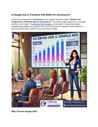 is google ads or facebook ads better for ecommerce