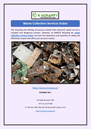 waste collection services dubai