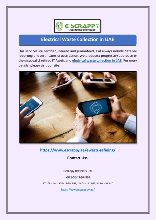 electrical waste collection in uae