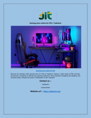 gaming store online for ps5 tadotech