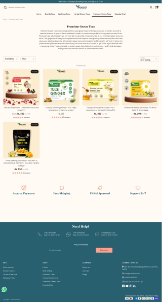 Premium Green Teas