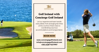 Golf Ireland with Concierge Golf Ireland | Ireland Golf Vacations