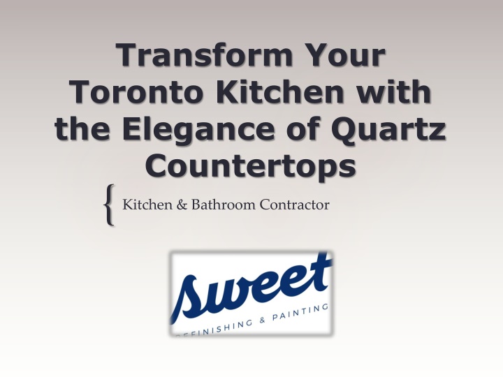 transform your toronto kitchen with the elegance of quartz countertops