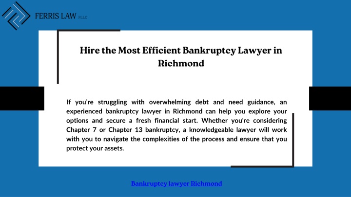 hire the most efficient bankruptcy lawyer