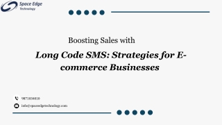 Revolutionizing E-commerce: Boost Sales with Long Code SMS
