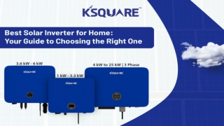 Best Solar Inverter for Home: Your Guide to Choosing the Right One