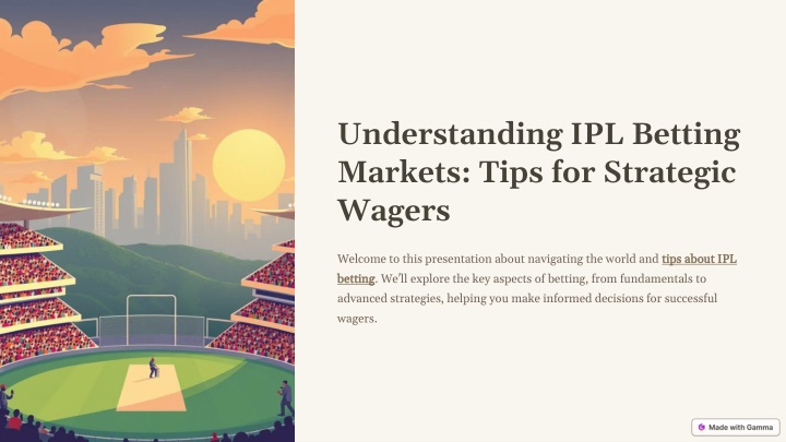 understanding ipl betting markets tips