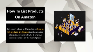 How To List Products On Amazon