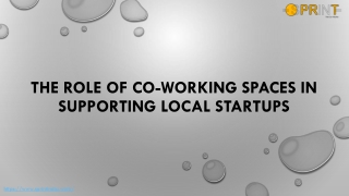 the role of co working spaces in supporting local