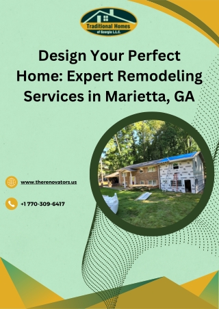 Design Your Perfect Home Expert Remodeling Services in Marietta, GA