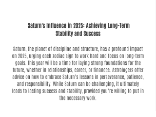 Jupiter's Blessings in 2025: Expanding Your Horizons and Finding Prosperity